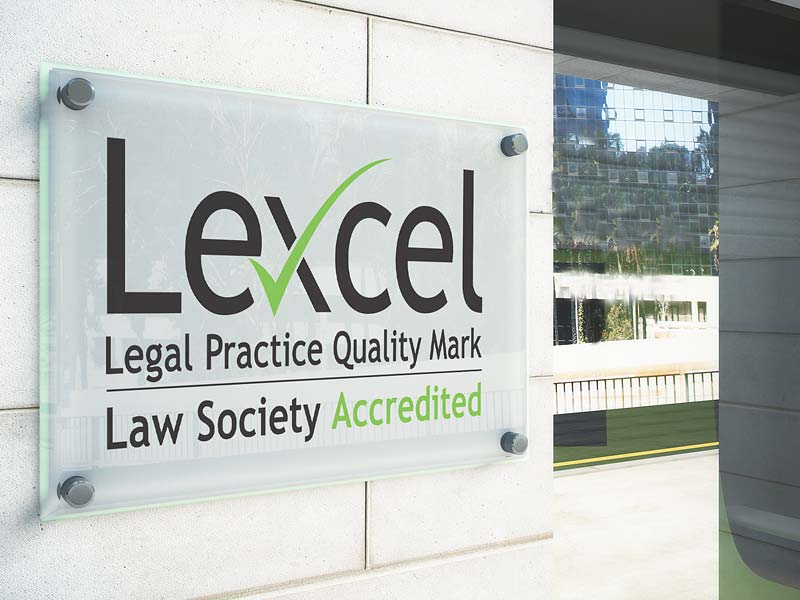 Lexcel Legal Practice Quality Mark Accredited Law Firm