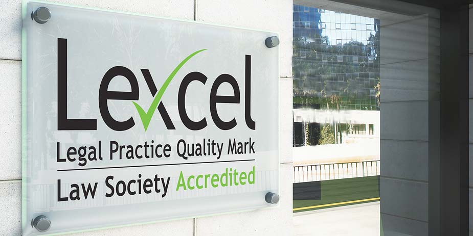 Lexcel Legal Practice Quality Mark Accredited Law Firm