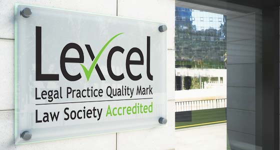 Lexcel Legal Practice Quality Mark Accredited Law Firm